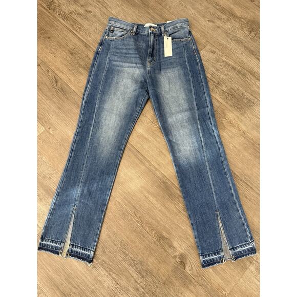 KanCan Denim - KanCan Vintage 90s Jeans Women's 27 (7) Straight Front Split Seam NWT